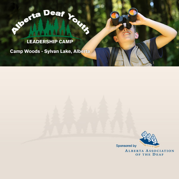 Deaf Youth Camp, Sylvan Lake